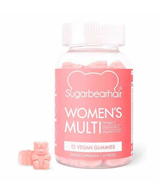 قرص پاستیلی شوگر بیر مولتی ویتامین بانوان60 تایی ا Women’s sugar beer multivitamin lozenges