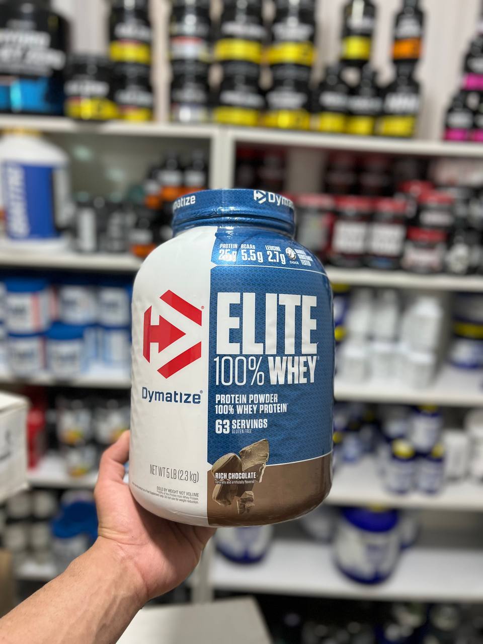 پروتئین وی ۱۰۰ الایت دایماتیز اصل آمریکا ۲۳۰۰گرمی ا ELITE 100%WHEY