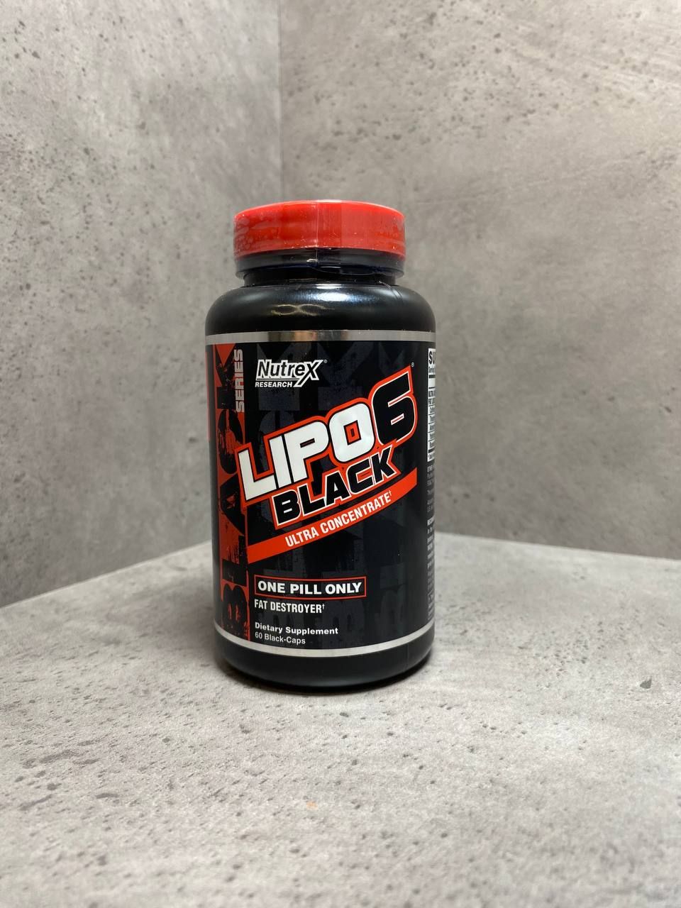 چربی سوز لیپوسیکس 6 بلک ناترکس 120 تایی |Lipo-6 Black