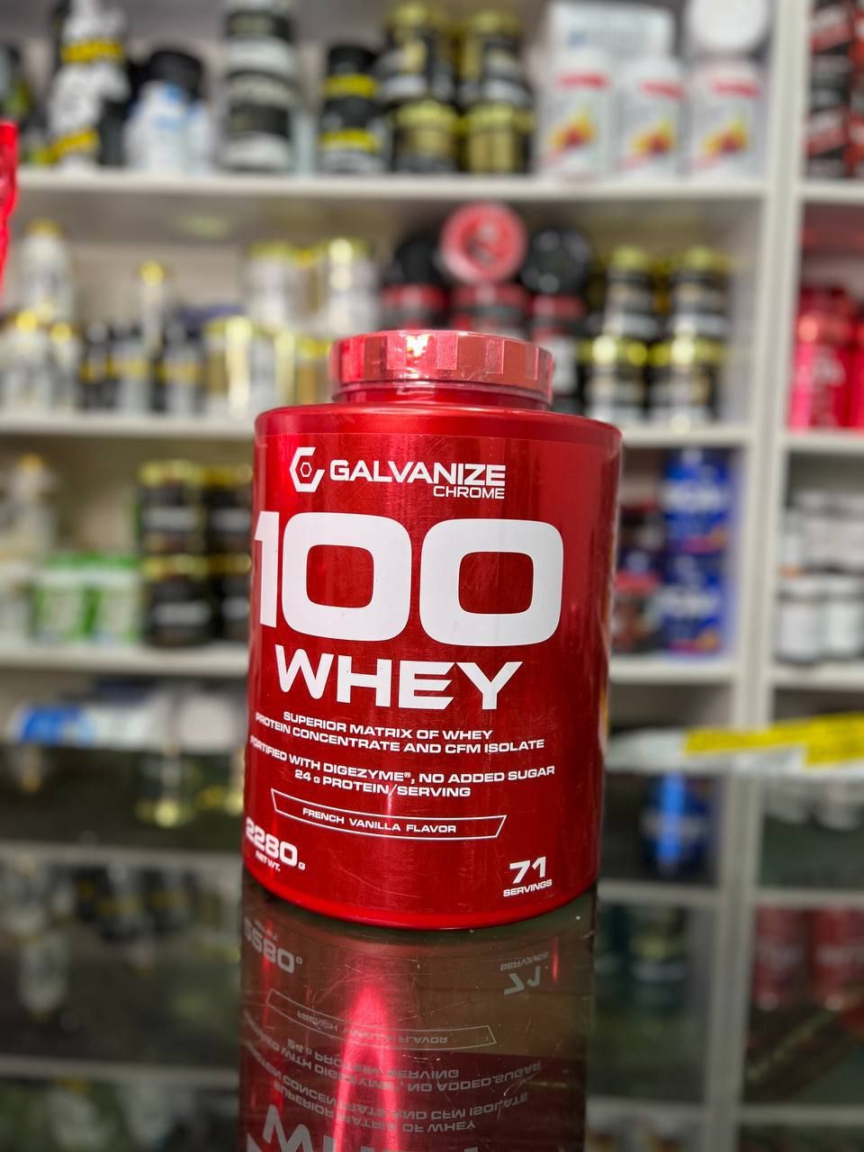 پروتئین وی100% گالوانایز اورجینال2.28 کیلو ا 100%WHEY GALVANIZE