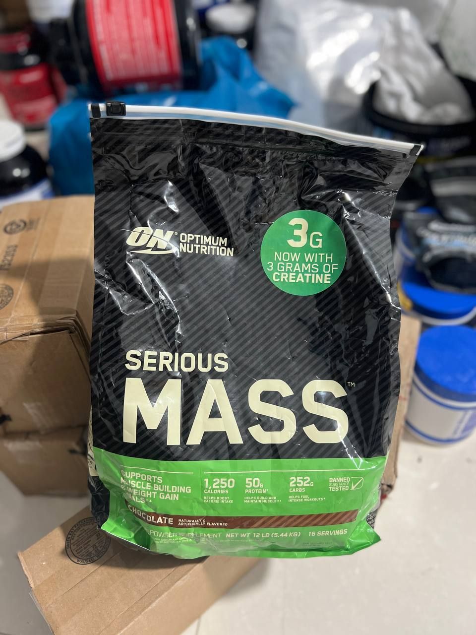 گینر سریوس مس اپتیموم نوتریشن ON (۵۴۴۰ گرمی) ا ON (Optimum Nutrition) Serious Mass (5.44kg)