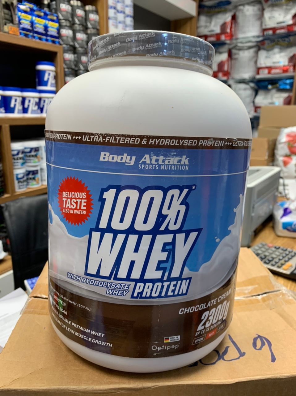 پروتئین وی ۱۰۰٪ بادی اتک (۲۳۰۰ گرمی) ا BODY ATTACK 100% WHEY PROTEIN (2300g)